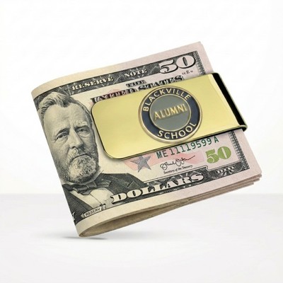 Money Clip with Classic Lapel Pin (Up to 1 in)