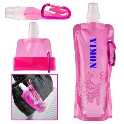 16 Oz. Collapsible Foldable Reusable Water Bottles