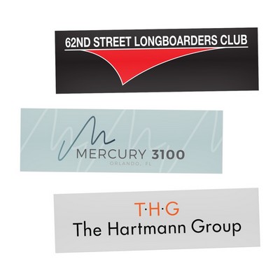 2" x 7" Rectangle Sticker