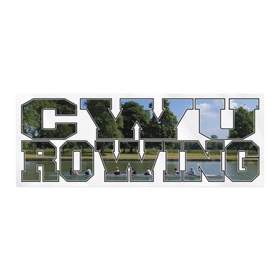 Rectangle Sticker | Square Corner | 3" x 8" | Clear Static | Static Back | Digital