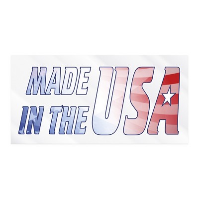 Rectangle Sticker | Square Corner | 4" x 8" | Clear Static | Static Back | Digital