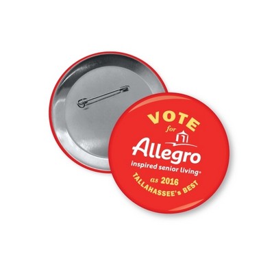 2 3/8" Round Custom Button (72 Hour Service)