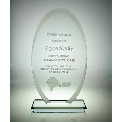 Starfire Glass Serenity Award (7"x4"x3/8")