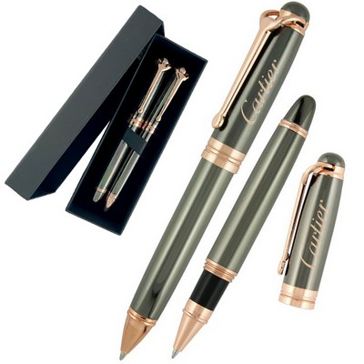 CC Executive Pen Set; Ballpoint, Rollerball & Gift Box