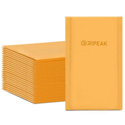 6.5 x 7.9" Kraft Bubble Mailer Self Seal Padded Envelopes for Shipping/ Packaging/ Mailing