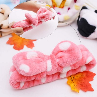 Bow Hair Band For Showering/Washing Face