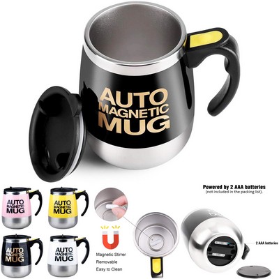 Automatic Stainless Steel Coffee Mixing Mug
