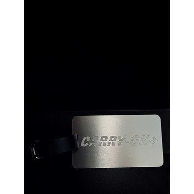 Metal and Logo Engraved Luggage Tag