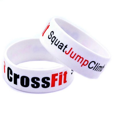 1/2" Debossed Inkfilled Wristbands