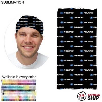 24 Hr Express Ship - Sublimated Multifunction 2-Ply Tubular WINTER Headwear (Fandana Bandanna)
