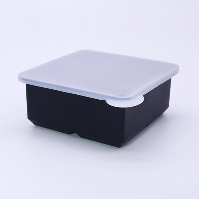 4-Cavity Large Silicone Square Ice Cube Tray