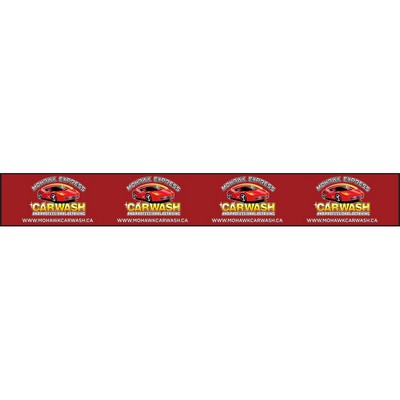 2' x 15' 9 Oz. Mesh Scrim Vinyl Banner