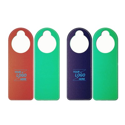 Leather Door Tag