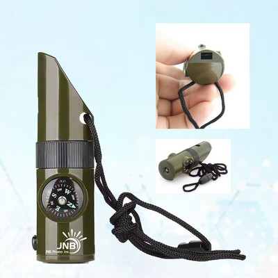 7" 1 Outdoor Survival Whistle Tool