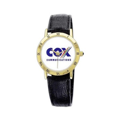 Ladies' Quality Strap Watch Collection with White Dial & Roman Numeral