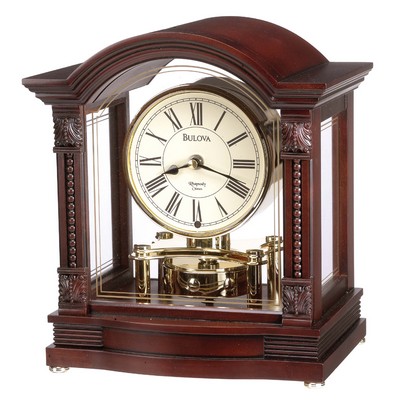 Bulova Clocks Bardwell Mantel Chime Clock
