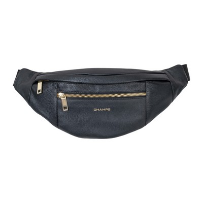 Champs Luggage Gala Collection Leather Waist-Bag Size 10"X10"X3"