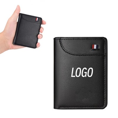 Slim Soft Leather Wallet with Multiple Card Slots
