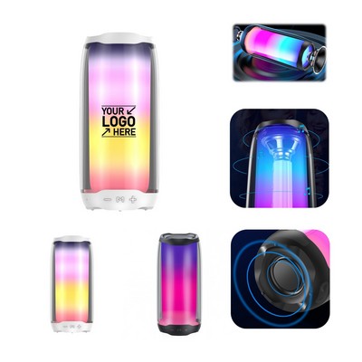Portable Bluetooth Speaker w/LED Light