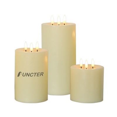 Electronic Candle Remote Control 3 Head 4 x 8"