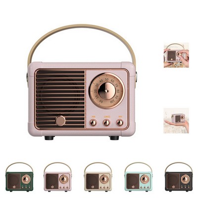Vintage Retro Bluetooth Speaker