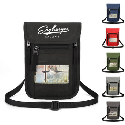 RFID Blocking Neck Wallet