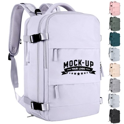 Water-Resistant Oxford Travel Backpack