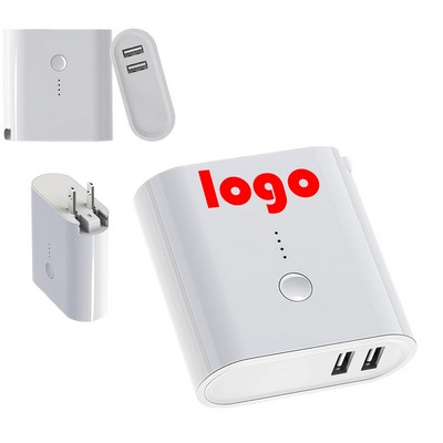5000mAh Wall Charger (AC) Power Bank W/ETL Certification