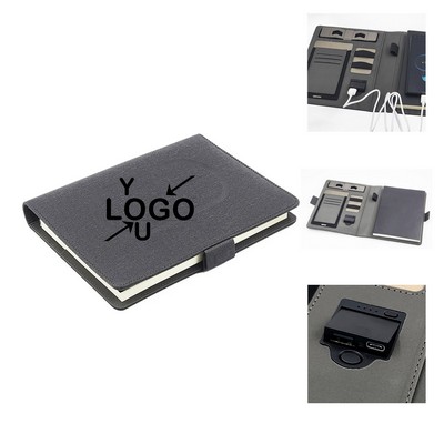 Wireless Charging Portfolio with Notebook