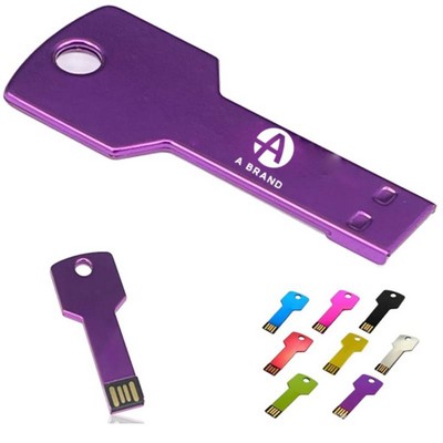 4 GB Metal Flash Drive Keychain