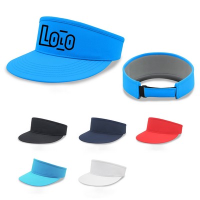 Flat brimmed Cotton Sun Visor