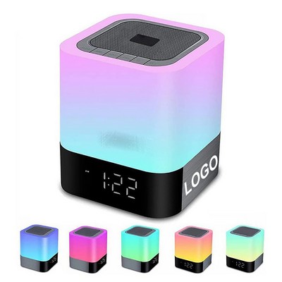 Usb Night Light Alarm Clock Speaker