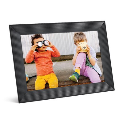 Aura 10.1" Carver Digital Photo Frame - Gravel (Black)
