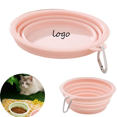 Foldable Silicone Dog Bowl-Travel Pet Feeder