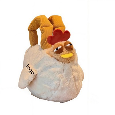 2025 New Cute Plush Chicken Crossbody Bag – Trendy Kawaii Shoulder Toy Purse