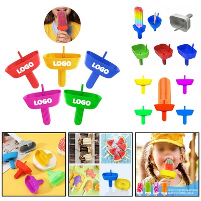 Reusable Silicone Drip-Free Frozen Treat Holder with Straw