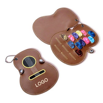 Leather Guitar Pick Case
