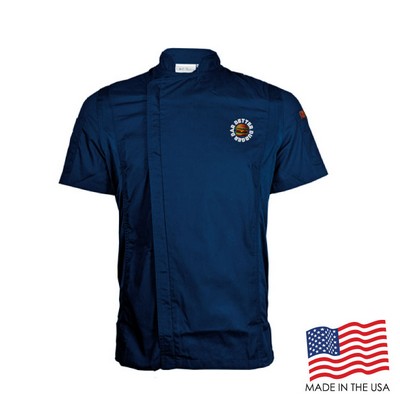 Men's Short Sleeve Modern Chef Coat