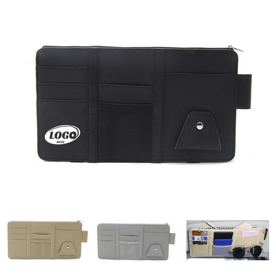 Auto Interior Accessories Pocket Sun Visor Organizer