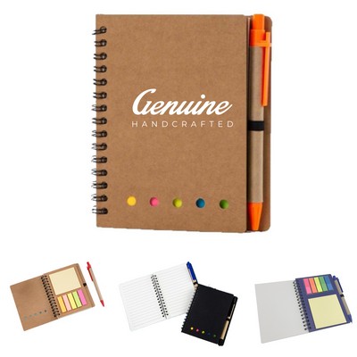Sustainable Natural Spiral Notebook