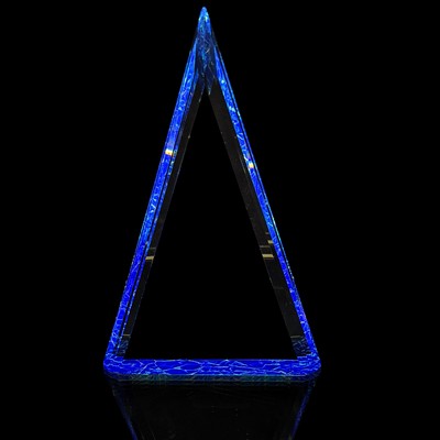 Diamond Bevel Triangles Award - S