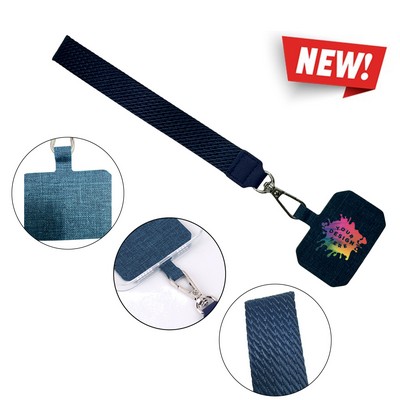 Cell Phone Short Rope Lanyard Wrist Strap