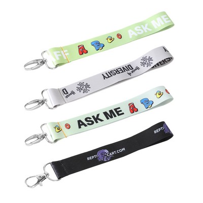 Keychain Wrist Short Lanyard