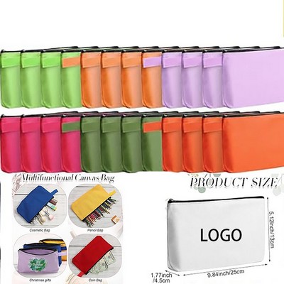 Canvas Makeup Bags