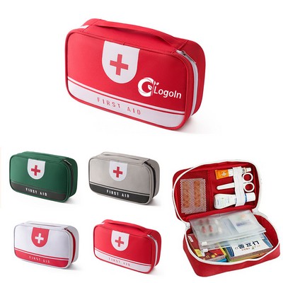 Medical First Aid Kit Bag Empty for Home Outdoor Travel
