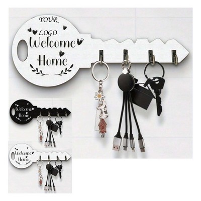Bohemian-style Wooden Key Hook