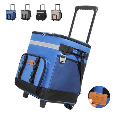 35L Rolling Insulated Cooler Bag
