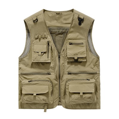 Multi Pockets Cargo Vest