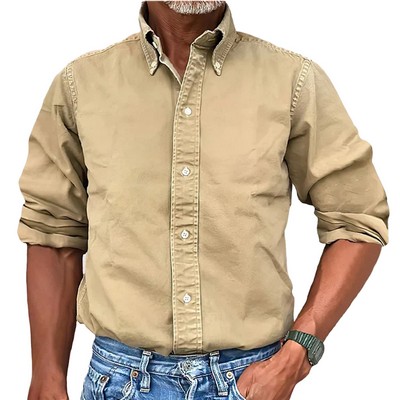 Long Sleeve Collared Shirt