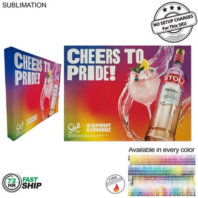 72 Hr Fast Ship - 10' Straight Wall Display Kit w/Wrap End Caps
